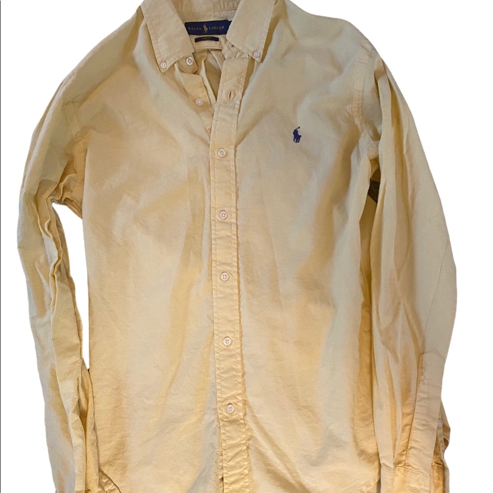 Polo Ralph Lauren pale yellow button down